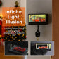 ⏳Begränsad tid 50 % rabatt⏰Infinity Mirror LED-nyckelhållare för garage🗝️🪞🏎️