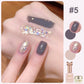 Mode Glitter tvåfärgat nagellack-kombinationsset