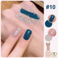 Mode Glitter tvåfärgat nagellack-kombinationsset
