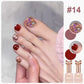 Mode Glitter tvåfärgat nagellack-kombinationsset