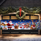 🔥Solange der Vorrat reicht 40 % Rabatt!🎉Utomhus Merry Christmas hängande banner