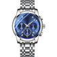 Men's Multifunction Chronograph Watch with Calendar