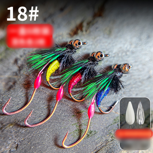 Double Hook Multicolor Fishing Lure