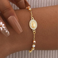 ⛪ 50 % RABATT NU! 🎉 Elegant armband med strass och kors – justerbar kedja, allergivänligt och glittrande design inspirerad av tron ✨📿📦