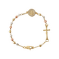 ⛪ 50 % RABATT NU! 🎉 Elegant armband med strass och kors – justerbar kedja, allergivänligt och glittrande design inspirerad av tron ✨📿📦