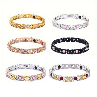 📢📢50 % RABATT !!🎅Elegant justerbart strassarmband för kvinnor