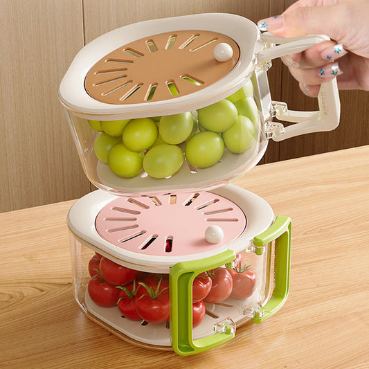 2-i-1 avrinningskorg med lock