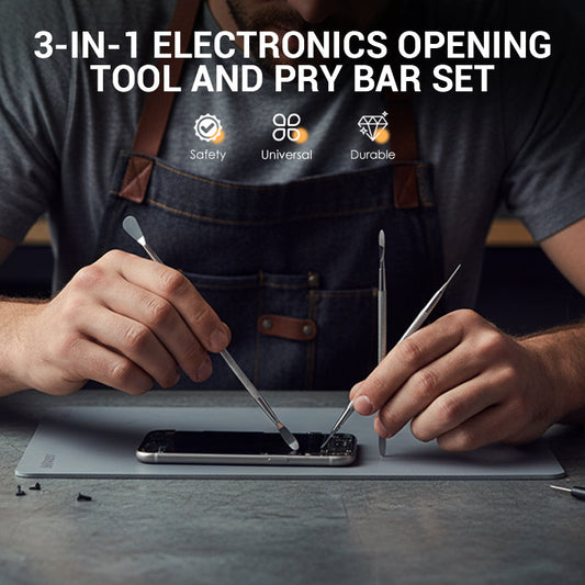 🛠️ 50% OFF NOW ! ⚡ 3-i-1 Verktygssats för Öppning av Elektronik – Bändjärn, Prylar & Professionell Åtkomst 🎯