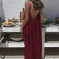 🏖️Last day sale 50% OFF💕20K+ SOLD!⚡Women's Casual Backless Spaghetti Strap Maxi Dress🌟🌊