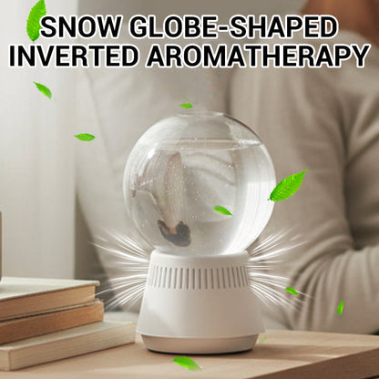 Snöglobformad inverterad aromaterapi