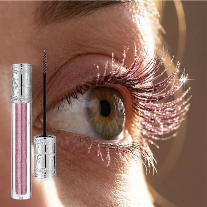 Vattentät glittermascara med lång hållbarhet