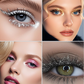 Vattentät glittermascara med lång hållbarhet