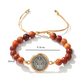 💥Unisex Adjustable Wooden Beads St Benedict Bracelet