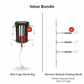 🎣 50% RABATT! 🐟 Reverse Bottom Bait Cage Rig – Lyfter Betet, Drar Stora Fiskar & Hindrar Fastnande 💎