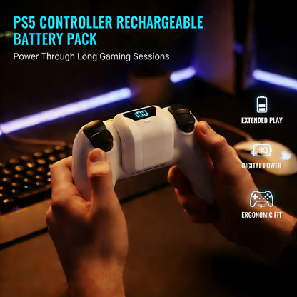 PS5-kontrollens uppladdningsbara batteripack