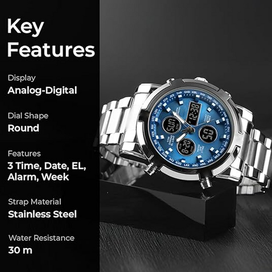 ⌚ 50% RABATT! 💪 Vattentäta Militärklockor för Män – Analog-Digital, Slitstark & Funktionell Design för Outdoor 🏕️