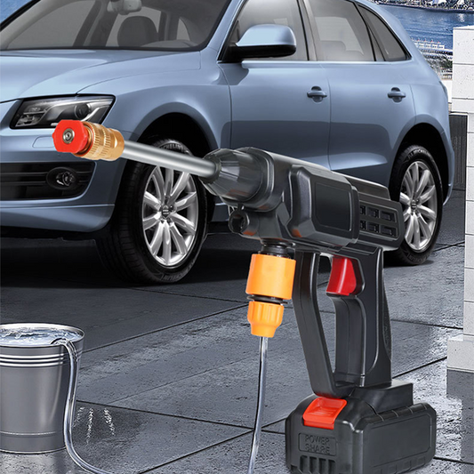 🚗50 % RABATT NU!🔥Multifunktionell sladdlös högtryckstvättpistol