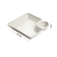 Snacks- och aptitretarbricka med såshållare