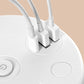 🔌50% RABATT🔋Utdragbar Grenuttag med Krok och USB-portar – 5 Uttag, 3 USB-portar & Säker Överbelastningsskydd🏠