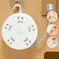 🔌50% RABATT🔋Utdragbar Grenuttag med Krok och USB-portar – 5 Uttag, 3 USB-portar & Säker Överbelastningsskydd🏠