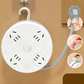 🔌50% RABATT🔋Utdragbar Grenuttag med Krok och USB-portar – 5 Uttag, 3 USB-portar & Säker Överbelastningsskydd🏠