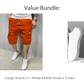 🩳 60% RABATT! ☀️ Lätta Cargoshorts – Andningsbart Tyg, Knälång Skärning & Säkra Fickor För Telefon & Nycklar, Bekväma Hela Dagen ✅