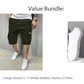 🩳 60% RABATT! ☀️ Lätta Cargoshorts – Andningsbart Tyg, Knälång Skärning & Säkra Fickor För Telefon & Nycklar, Bekväma Hela Dagen ✅