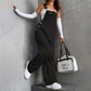 Retro cargojumpsuit voor dames met zakken