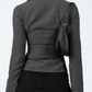 Women's Long Sleeve Striped Button-Up Shirt