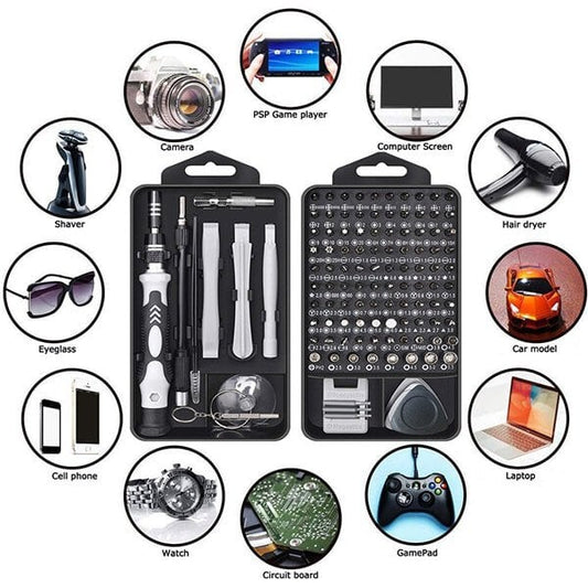 115 i 1/138 i 1 Magnetisk Skruvmejselsats