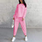 🔥Women's Irregular Hem Top & Casual Pants Set