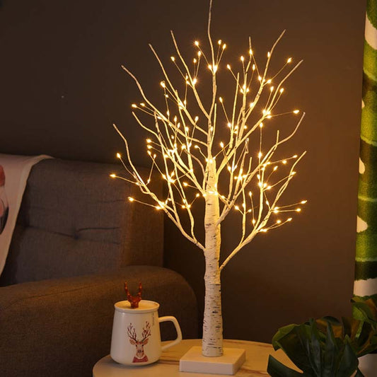 Björkträds-LED-Lampa för Inomhusdekoration