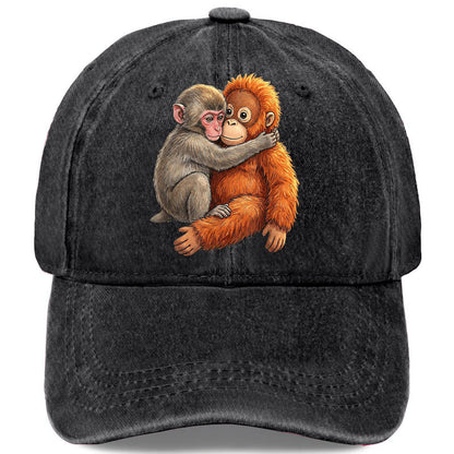 ⏳Begränsad tid 50 % rabatt⏰Vintage söt baseballkeps med djurmotiv🐵🧢