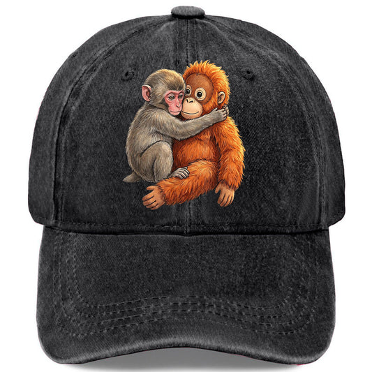 ⏳Begränsad tid 50 % rabatt⏰Vintage söt baseballkeps med djurmotiv🐵🧢