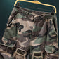 ⚡ Herr Nitar Kamouflage Cargo Shorts – Distad, Multi-Ficka & Elastisk Midja – Tuff Streetwear Cargo Shorts 🛹