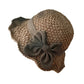 🔥 REA 50 % RABATT 🔥 Eleganta solhatt av flätat halm med rosett