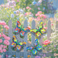 🦋 Väggdekoration i metall i form av en fjäril ✨——🌳 Utomhusdekoration