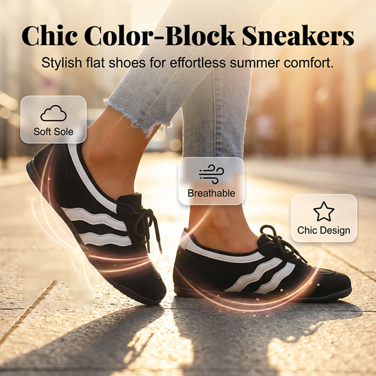👟 50% RABATT! 🔥 Dam Retro Vågrandig Snörningssneakers – Stilren Design, Bekväm Passform & Perfekt För En Trendig Look 🌸