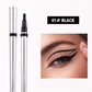Krämig eyeliner med paddelformad spets