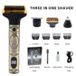 💈 50 % RABATT NU! ✂️ Professionellt hårklippnings- och trimmerset för män – 3-i-1, USB-C & vintage design – perfekt för grooming hemma 🪒