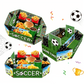 Snacksbricka med fotbollsstadionmotiv, 3-delars set