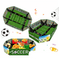 Snacksbricka med fotbollsstadionmotiv, 3-delars set