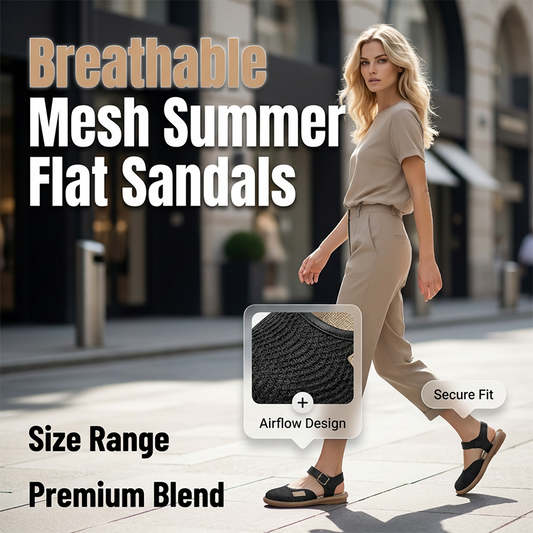✨50% RABATT! ✨Sandaler i ventilerande mesh med ankelrem