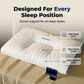 🛏️ 50% RABATT! 🧘 Ergonomisk Latexkudde för Nackstöd – Konturerad Design, Andningsbar & Perfekt För Att Lindra Nackspänning Och Förbättra Sömnen 😴