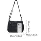 👜 50% RABATT NU! 💼 Dam Enkel Crossbody – Många Fickor & Säker Dragkedja – Perfekt för Vardag & Resor ✈️