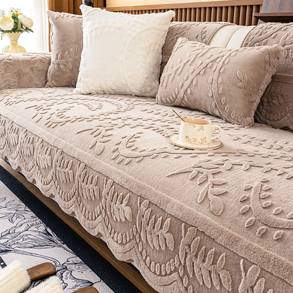 🛋️ 50% rabatt! 🐰 Soffskydd i fuskkaninpäls – Halksäkert & ultrasmjukt ✨