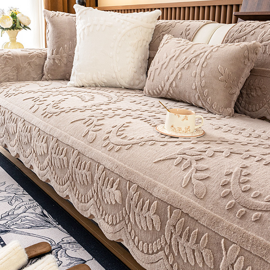 🛋️ 50% rabatt! 🐰 Soffskydd i fuskkaninpäls – Halksäkert & ultrasmjukt ✨