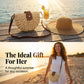 👜 50% RABATT NU! 🌿 Vävd Korsryggsäck för Kvinnor – Bohemisk Chic & Lättviktig – Rymlig Inredning & Justerbar Rem – Perfekt för Strand & Resor 🏖️