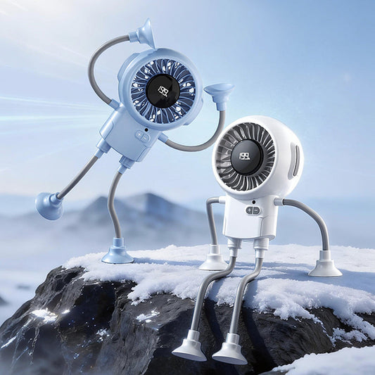 Multifunktionell robotfläkt med sugkoppar