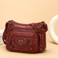 👜50% RABATT! ✨Korsväska i Mjukt PU-läder – Flera Fickor, Rymligt Huvudfack & Justerbar Rem, 4 Färger 👜✨
